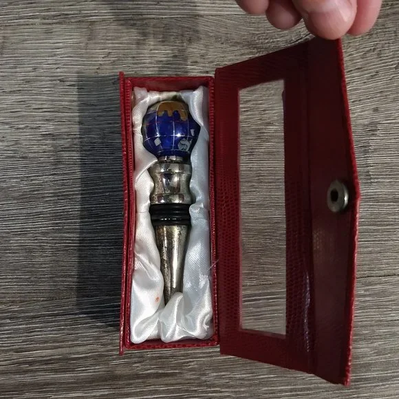 GEMSTONE GLOBE Champagne/Wine Topper - Picture 1 of 7